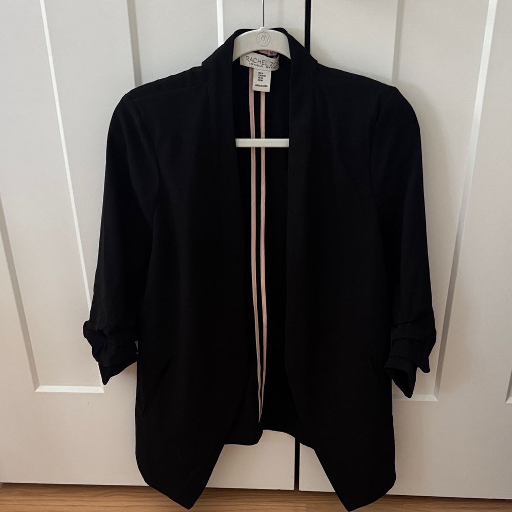 RACHEL Rachel Roy Elegant Black Blazer